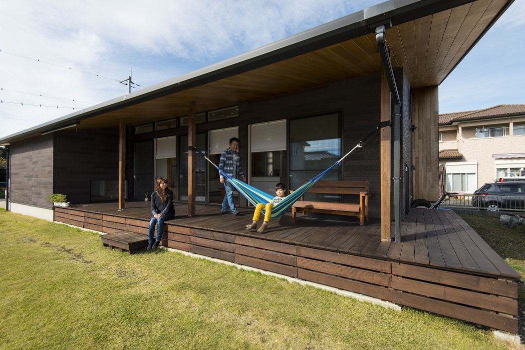 軒の広がる平屋 株式会社アーリーホーム おかえり ただいま が似合う家